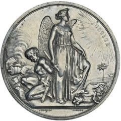 Medal - Victoria Sepoy Mutiny, white metal