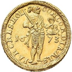 1 Ducat Amsterdam, piedfort of 4 1/2 ducat weight