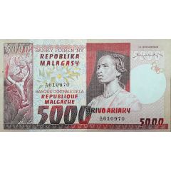 5000 Francs / 1000 Ariary