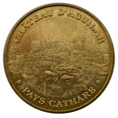 Tourist token - Monnaie de Paris - Tuchan - The castle of Aguilar