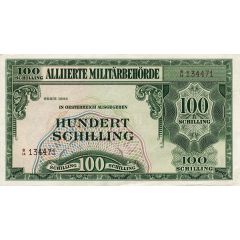100 Schillings Allied Military Authority