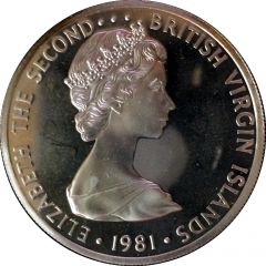 5 Dollars - Elizabeth II Royal Tern, Silver Proof