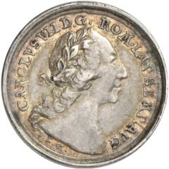 1 Ducat Silver pattern strike, Coronation