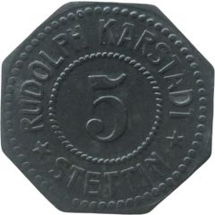 5 Pfennigs - Stettin Rudolph Karstadt