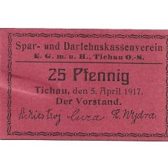 25 Pfennig Spar- und Darlehnskassenverein