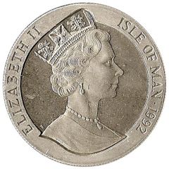 1 Crown - Elizabeth II Discovery of America
