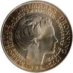 10 Kroner - Margrethe II Throne Accession