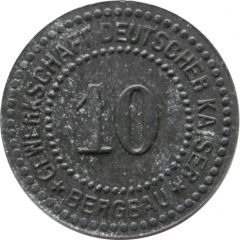 10 Pfennig - Hamborn Gewerkschaft Deutscher Kaiser Bergbau