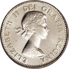 10 Cents - Elizabeth II 1st portrait