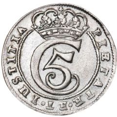 2 Mark Dansk - Christian V Plain monogram