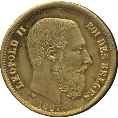 10 Francs - Léopold II Pattern