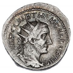 Antoninianus - Trebonianus Gallus PAX AETERNA, Pax