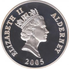 5 Pounds - Elizabeth II Battle of Trafalgar, Silver Proof