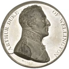 Medal - George III Battle of Talavera, white metal