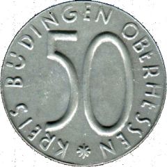 50 Pfennig - Büdingen