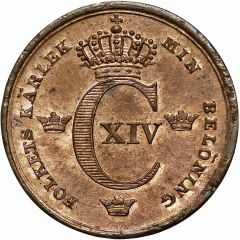 ⅙ Skilling Banco - Carl XIV Johan