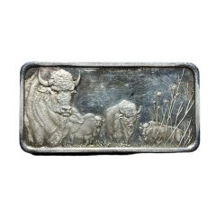 1 Oz Silver - Hamilton Mint American Bison