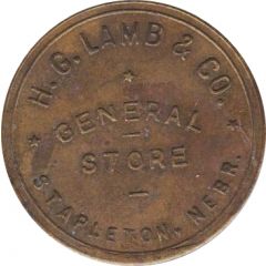 50 Cents - H. G. Lamb and Company General Store Stapleton, Nebraska