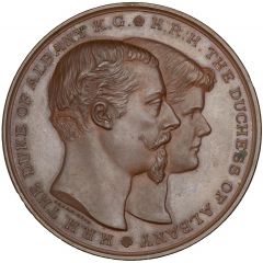 Medal - Victoria Royal Visit to Preston, bronze