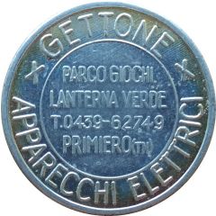 Jukebox Token - Gettone Apparecchi Elettrici Parco Giochi, Primiero