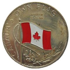 Medal - Canada`s Own Flag Canada Centennial
