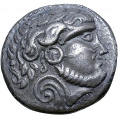 Tetradrachm Baumreiter mit Bartkranzavers Type