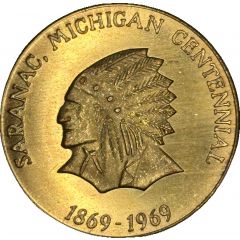 Half Dollar - Saranac Centennial Saranac, Michigan