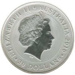 30 Dollars - Elizabeth II 4th Portrait - Koala - Silver Bullion Coin