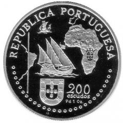 200 Escudos Treaty of Tordesilhas, Palladium