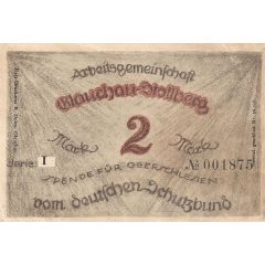 2 Mark Deutscher Schutzbund Glauchau-Stollberg