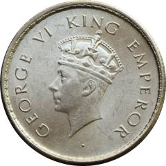 1/2 Rupee - George VI