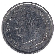 1 Krona - Carl XVI Gustaf 40 years of Reign