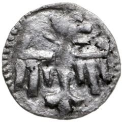Denier wschowski - Hedwig I and Ladislaus II Jagiellon Wschowa mint