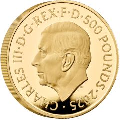 500 Pounds - Charles III The Waterloo Medal - Victory; Gold Proof