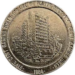 5 Cent Gaming Token - Curacao Plaza Casino