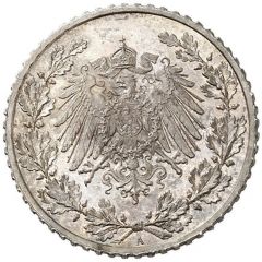 50 Pfennig - Wilhelm II type 2 - small shield - Pattern
