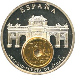 Medal - European Currencies Spain