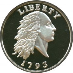 2 oz Silver America`s Legendary Coins - 1793 Liberty Large Cent