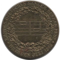 Medal - 1st German Singing Festival Dresden