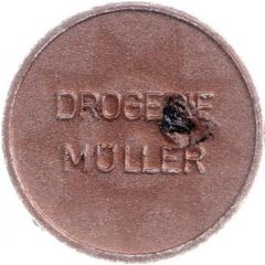 Drogerie Müller plastic, copper colour