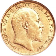 1/2 Sovereign - Edward VII