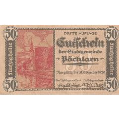 50 Heller Pöchlarn