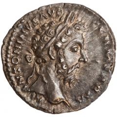 Denarius - Marcus Aurelius FORT DVCI TR P XXX IMP VIII COS III, Fortuna