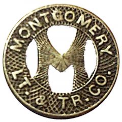 1 Fare - Montgomery LT. and TR. CO. Montgomery, Alabama
