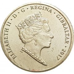 1 Pound - Elizabeth II 1967 Referendum Anniversary