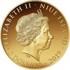 5 Dollars - Elizabeth II Vitruvian Man