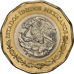 20 Pesos 100th Anniversary of the Arrival of the Mennonites in Mexico