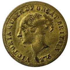 Token - 1/2 Sovereign - Victoria The Prince of Wales Model