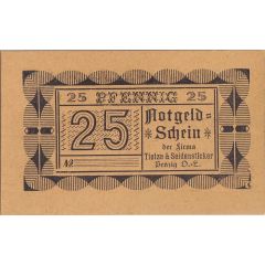 25 Pfennig Tietze and Seidensticker