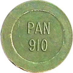 Token - PAN 910 round, letter height 4.5 mm